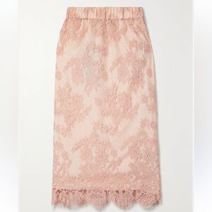 Floral Lace Midi Skirt NWT